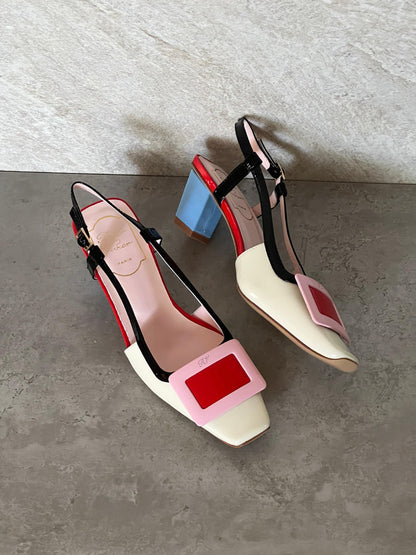 Roger Vivier Cross-Strap Heels - Multi