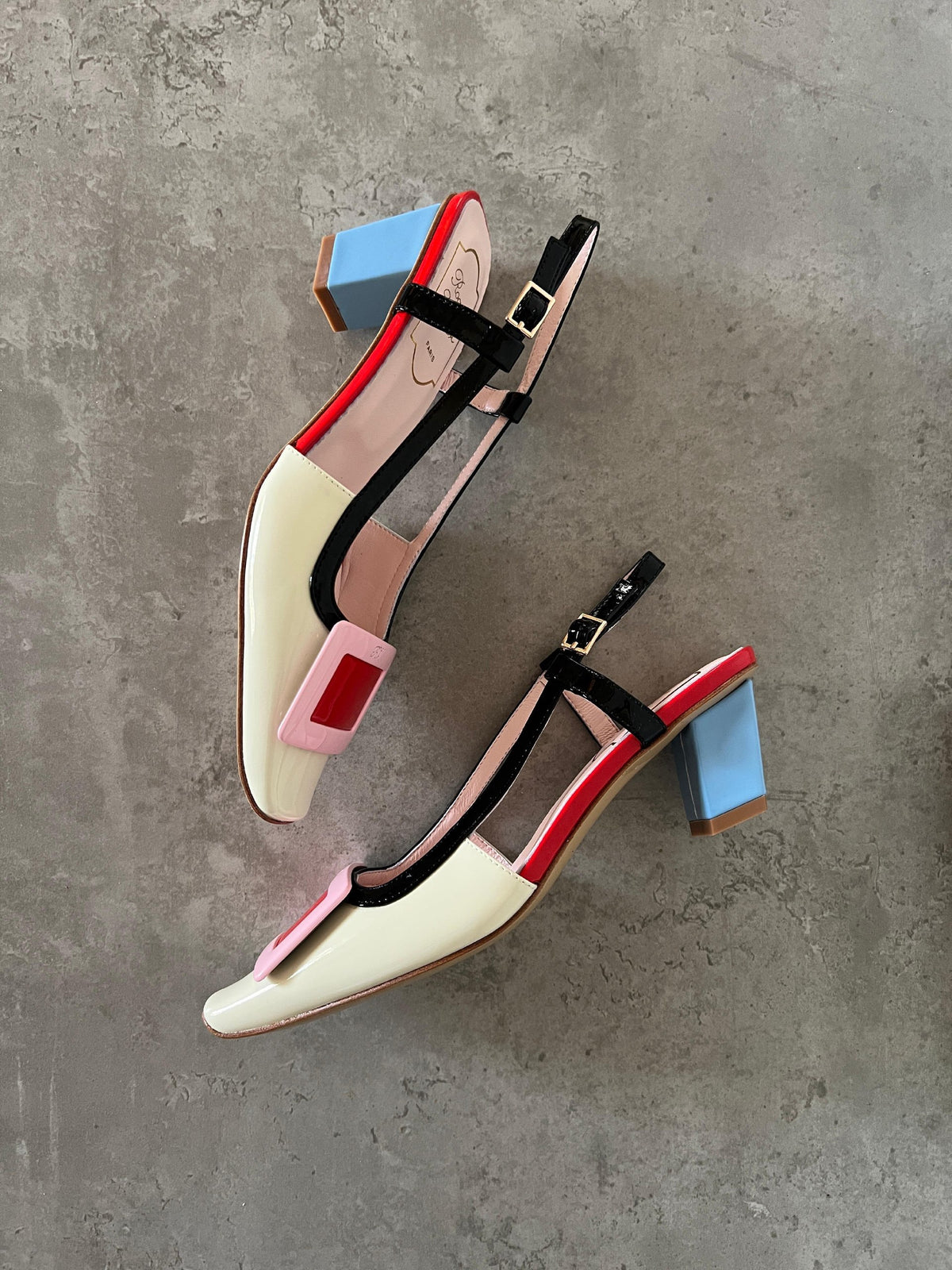 Roger Vivier Cross-Strap Heels - Multi