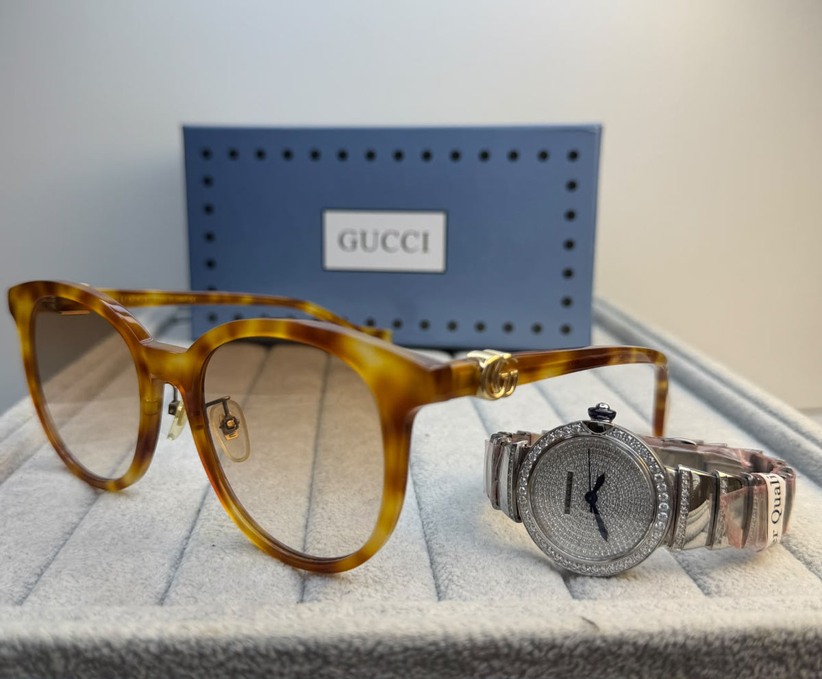 Gucci Rounded-Square Sunglasses - 