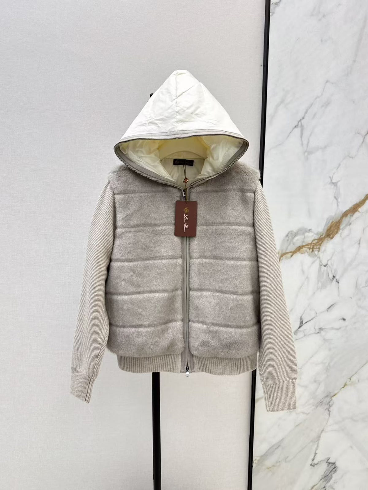 Loro Piana Hooded Jacket - Grey