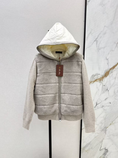 Loro Piana Hooded Jacket - Grey