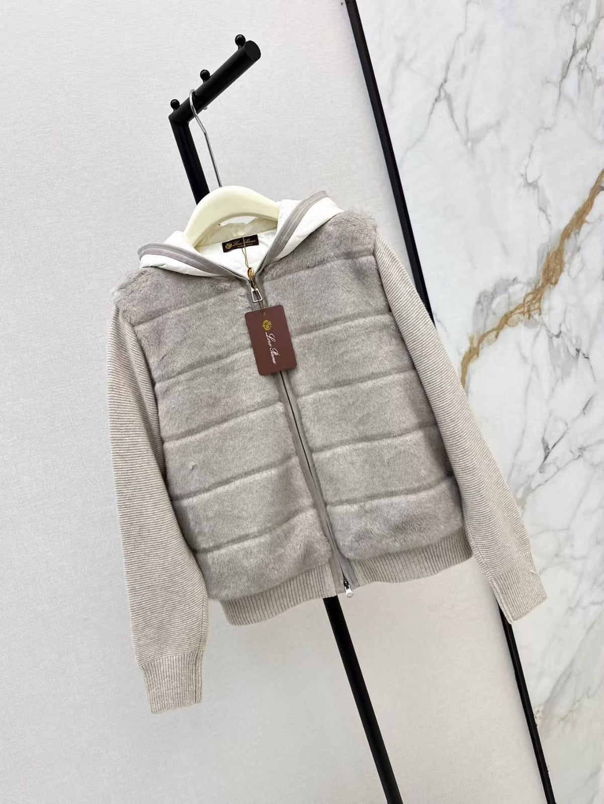 Loro Piana Hooded Jacket - Grey