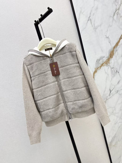 Loro Piana Hooded Jacket - Grey