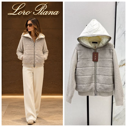 Loro Piana Hooded Jacket - Grey
