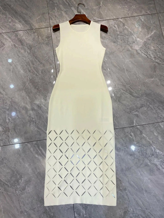 Alaïa Cutout Maxi Dress - White