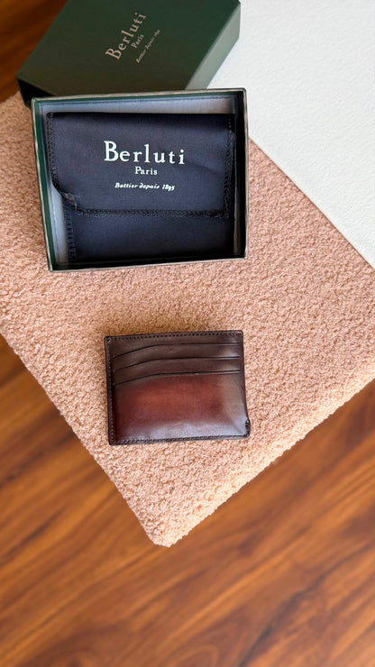 Berluti Card Holder - Dark Brown