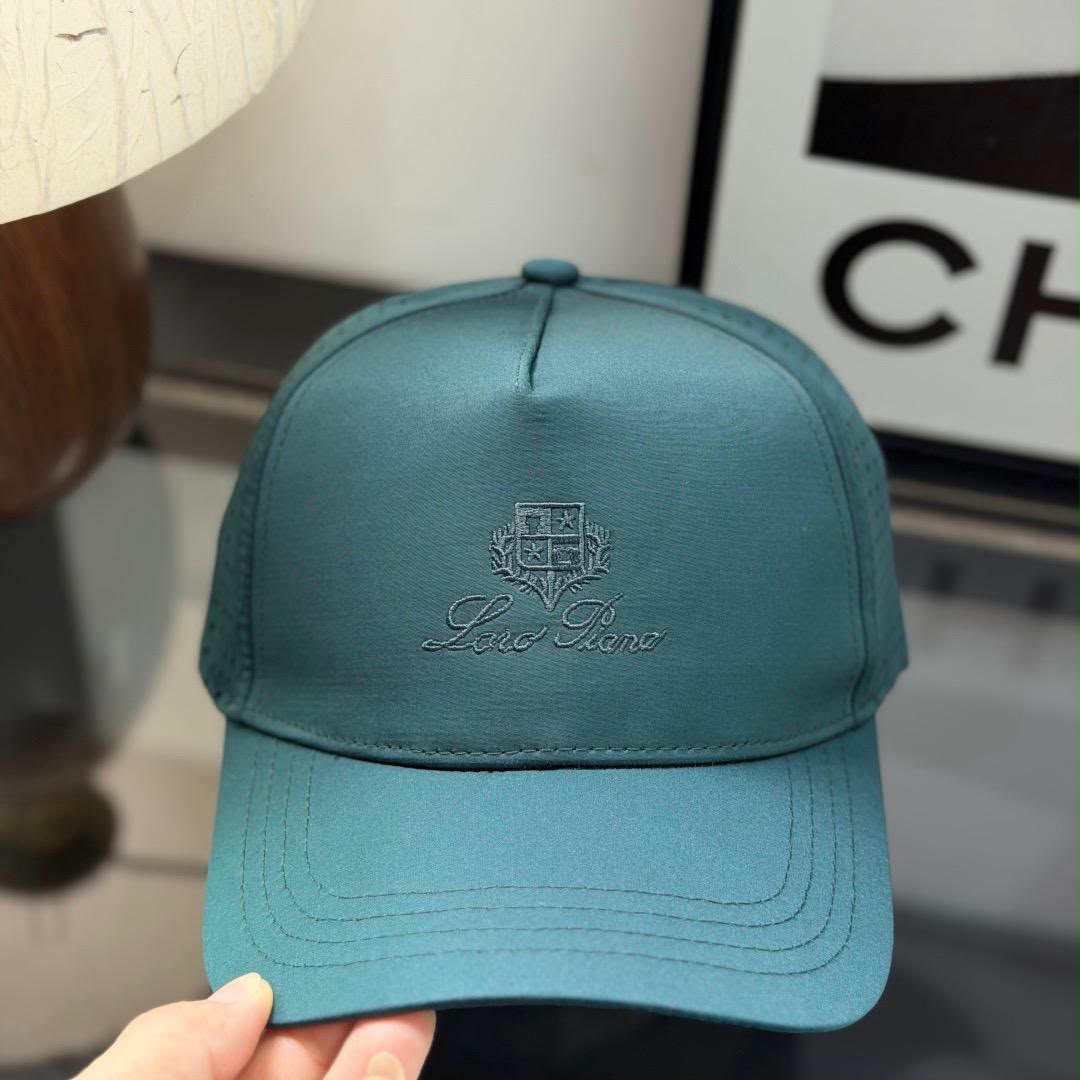 Loro Piana Cap - Green