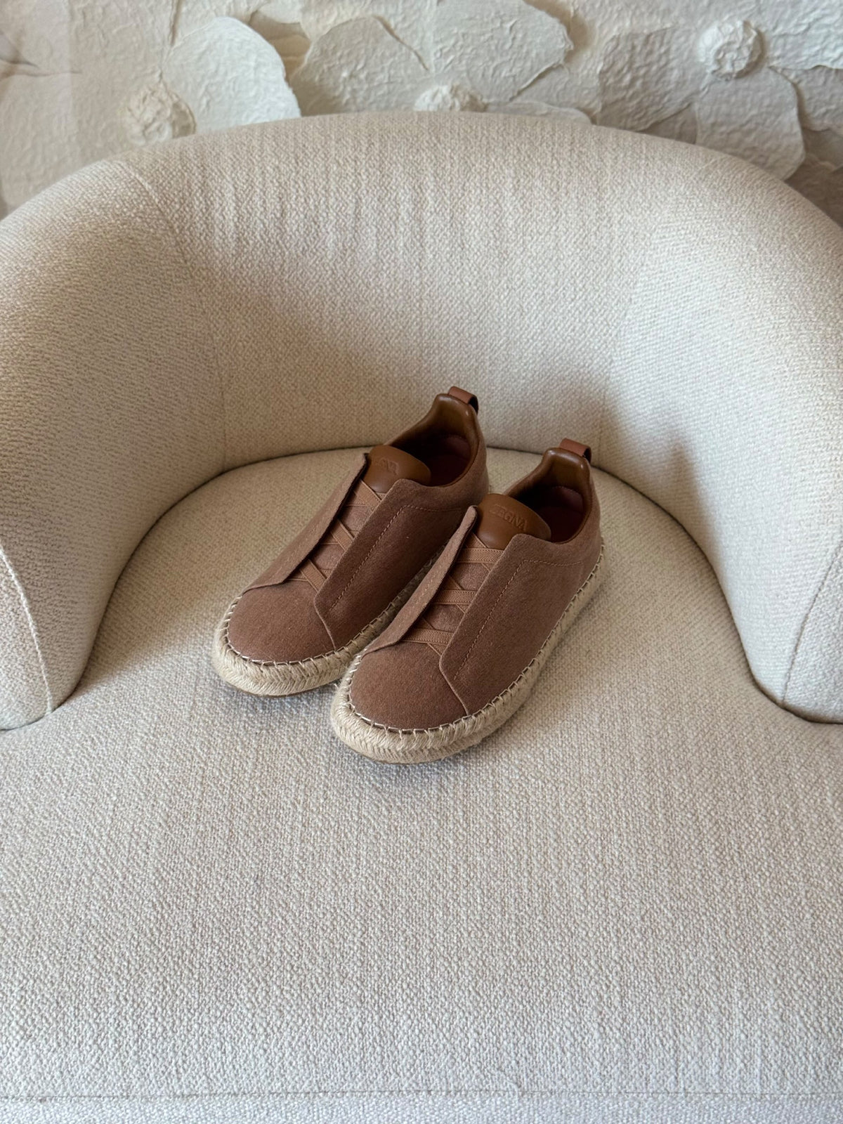 Zegna Espadrille Overlay Sneakers - Brown