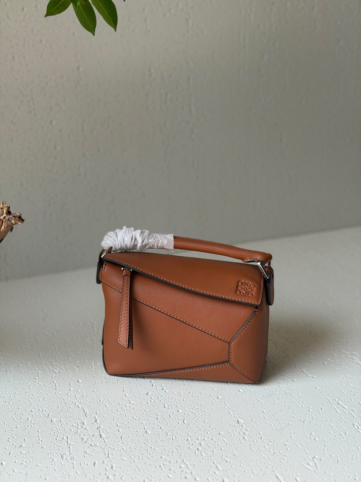 Loewe Mini Puzzle Handbag - Green, Black, Burgundy, Brown, Beige, White