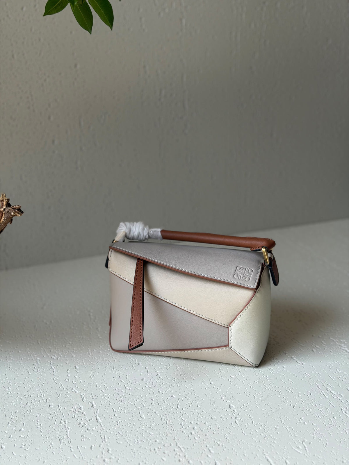 Loewe Mini Puzzle Handbag - Green, Black, Burgundy, Brown, Beige, White