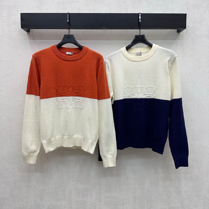 Loewe Sweater - Navy, Orange