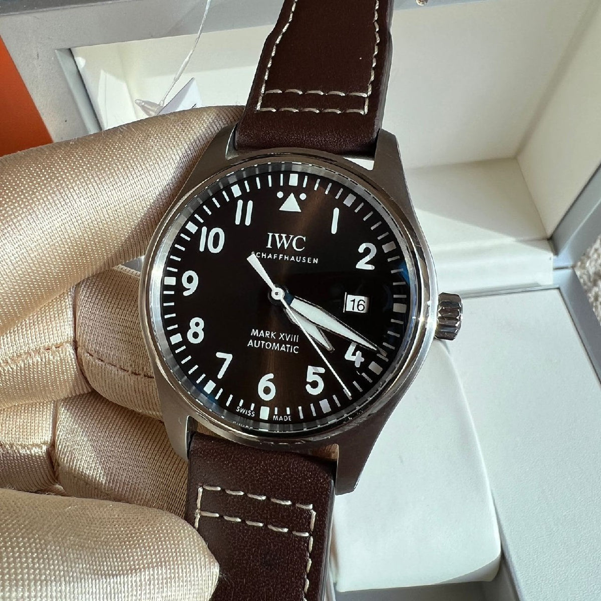 IWC Mark XVIII Stitched Strap Watch - 