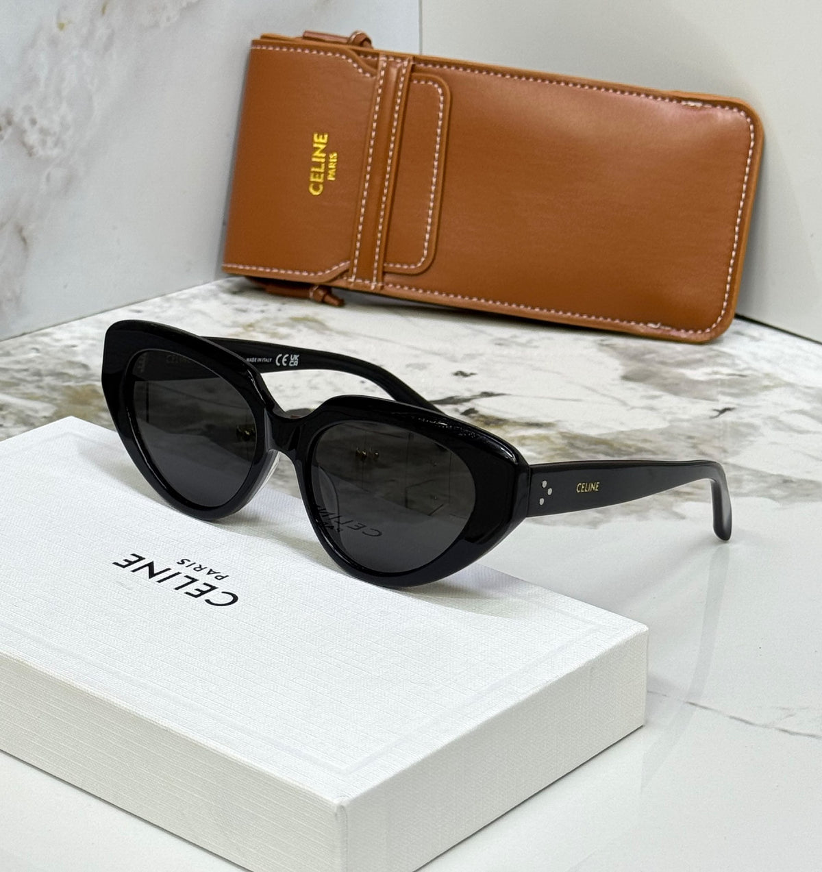 Celine Sunglasses - Black & Grey