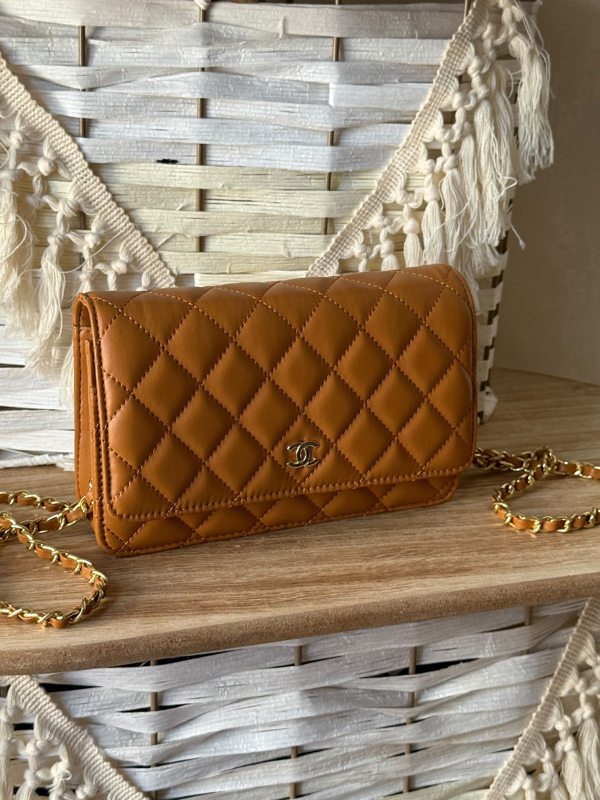 Hermès Quilted Shoulder Bag - Brown
