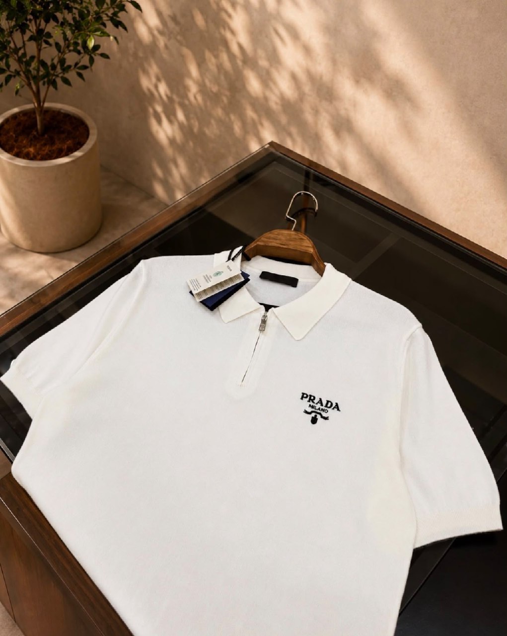 Prada Polo Shirt - White