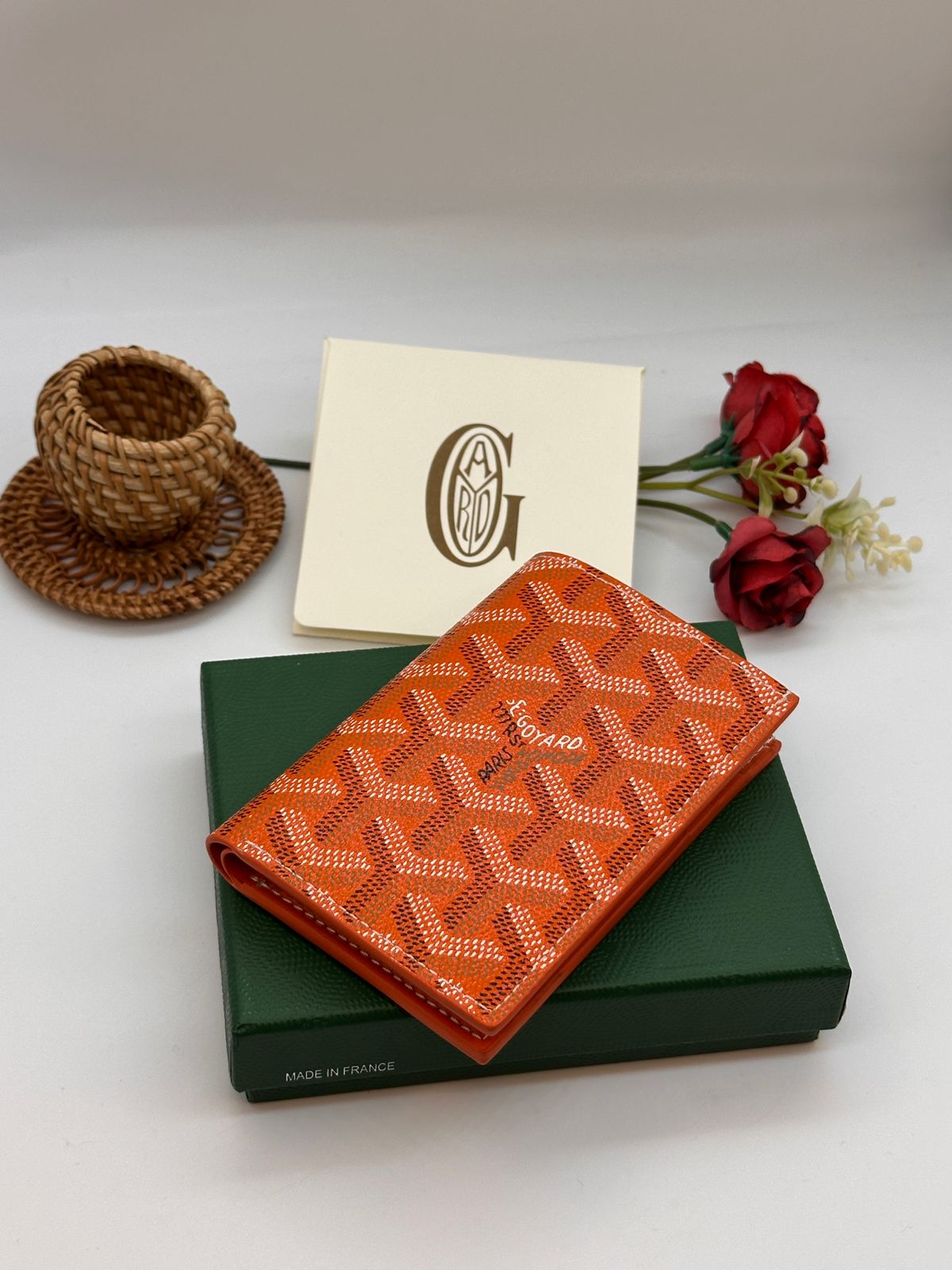 Goyard Wallet - Orange