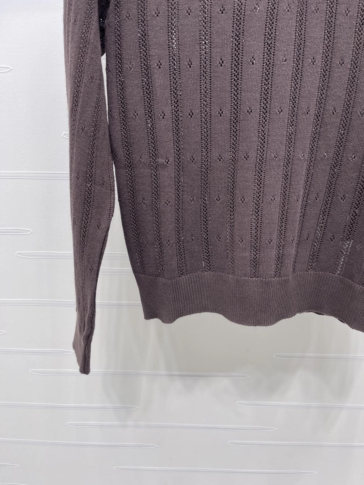 Miu Miu Polo Sweater - Brown