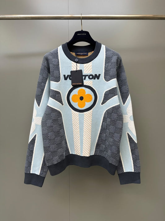 Louis Vuitton Geometric Flower Sweater - Multi