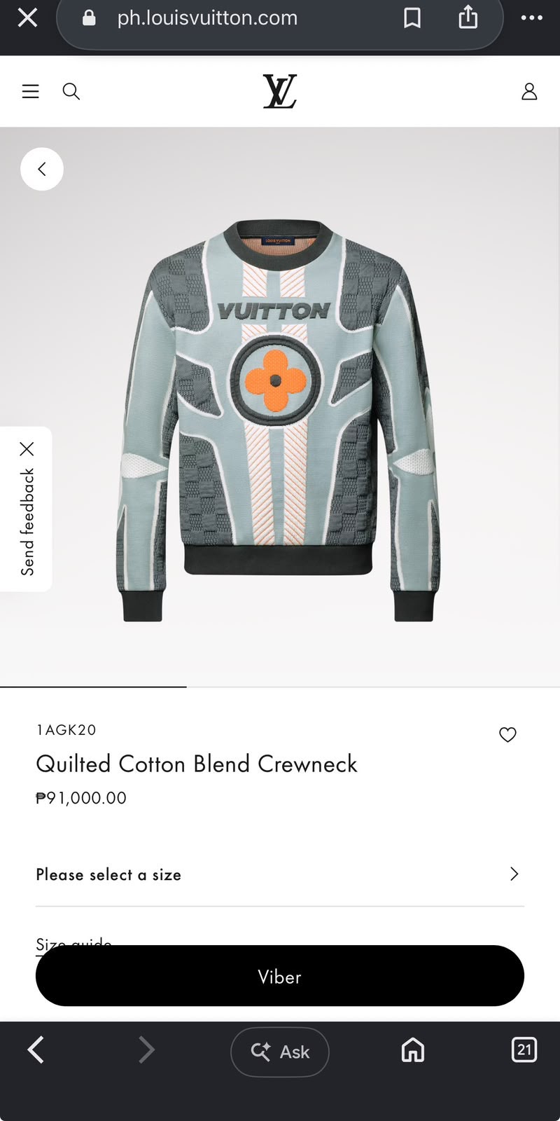 Louis Vuitton Geometric Flower Sweater - Multi