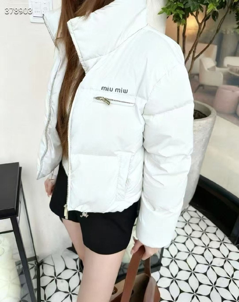Miu Miu Puffer Jacket - White