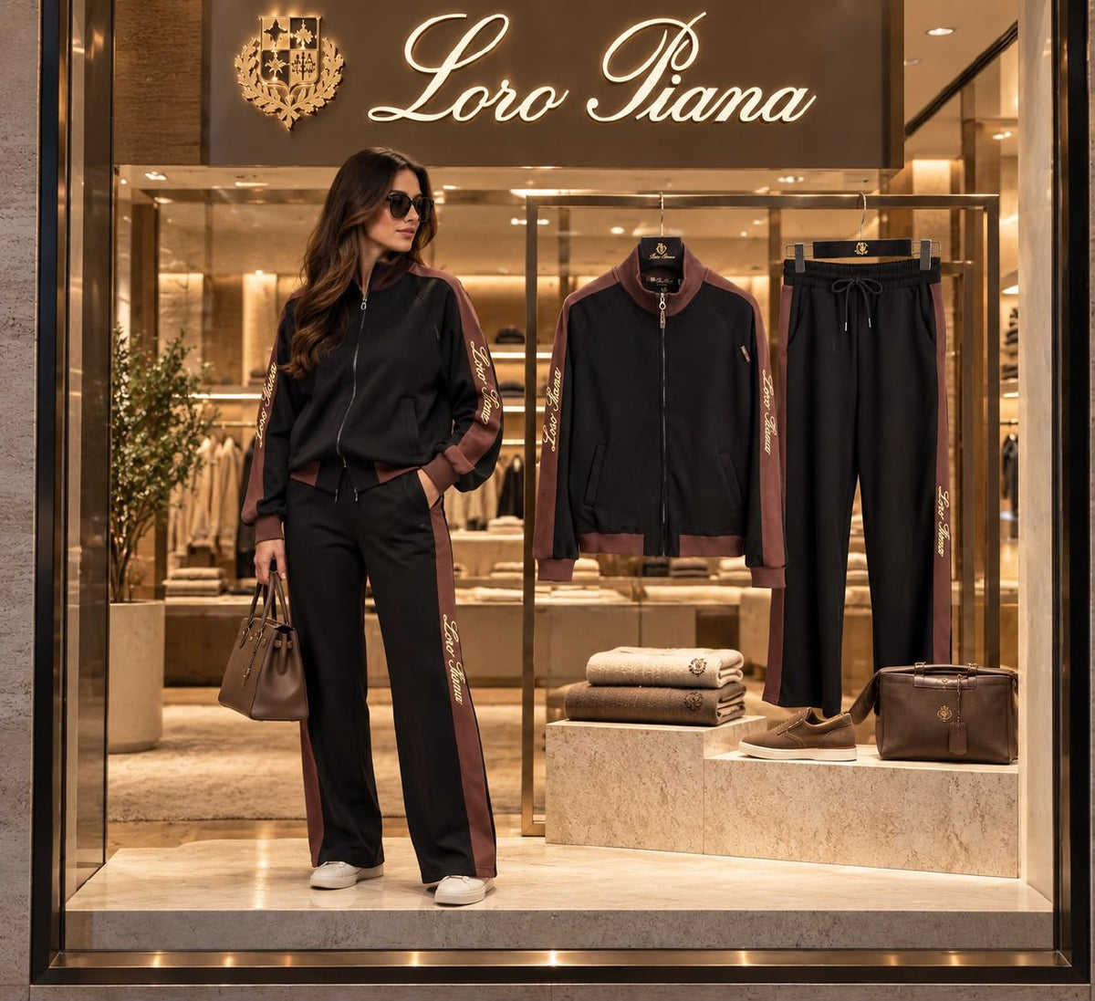 Loro Piana Tracksuit - Black