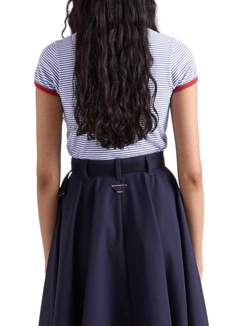 Prada Striped T-Shirt - Blue