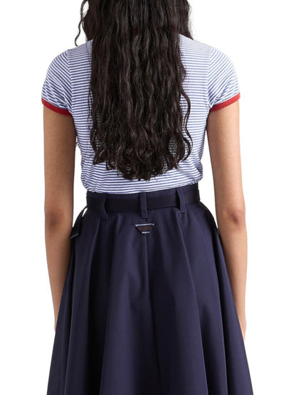 Prada Striped T-Shirt - Blue