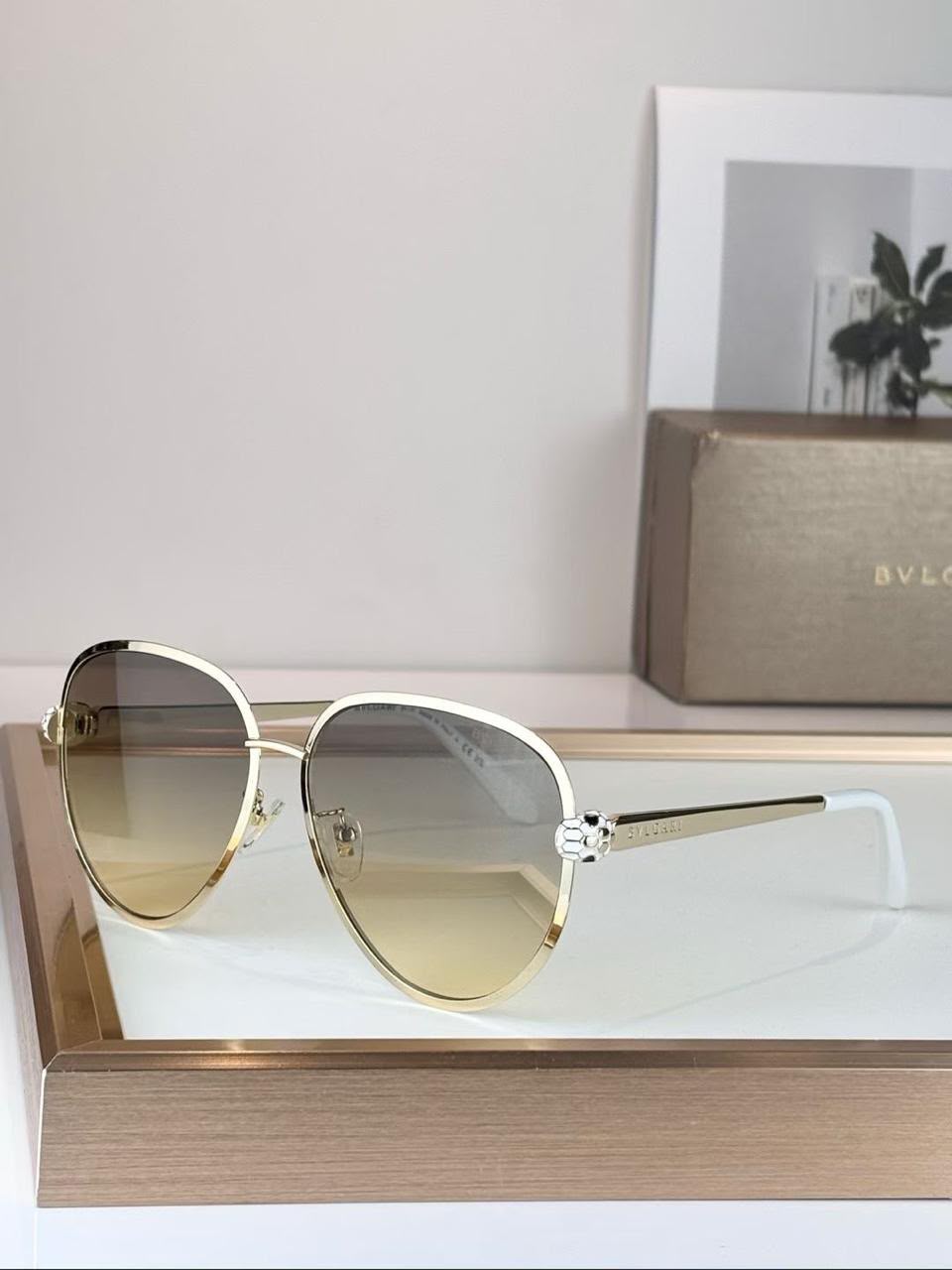 Bulgari Light-Accent Sunglasses - 