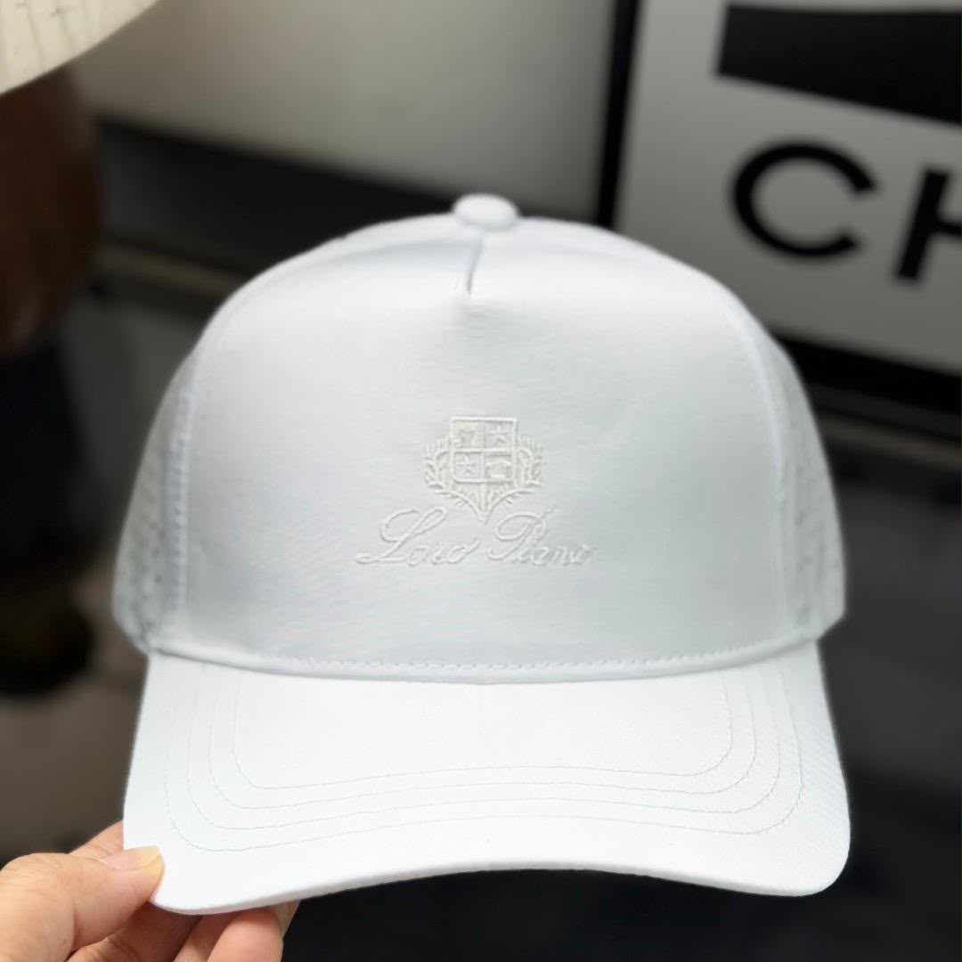 Loro Piana Cap - White