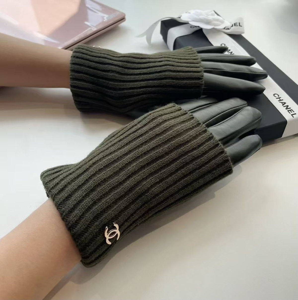 Chanel Gloves - Dark Green