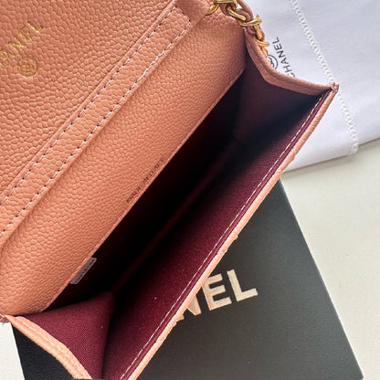 Chanel Quilted Crossbody Bag - Pink
