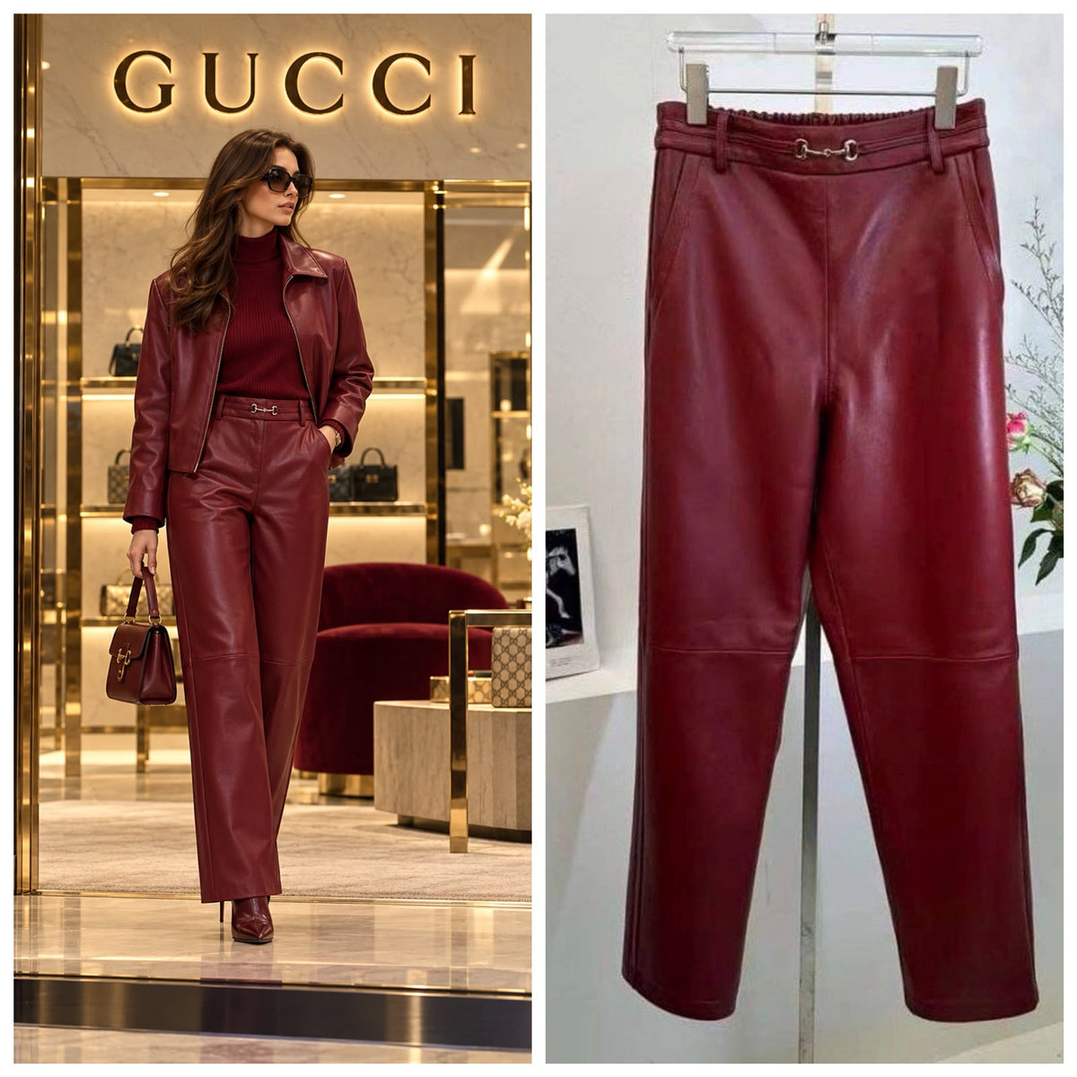 Gucci Pants - Burgundy
