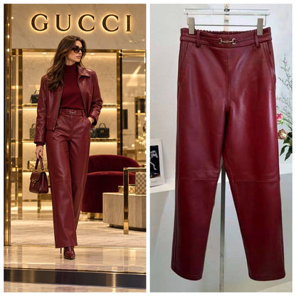Gucci Pants - Burgundy