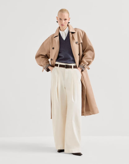 Burberry Double-Breasted Trench Coat - Beige