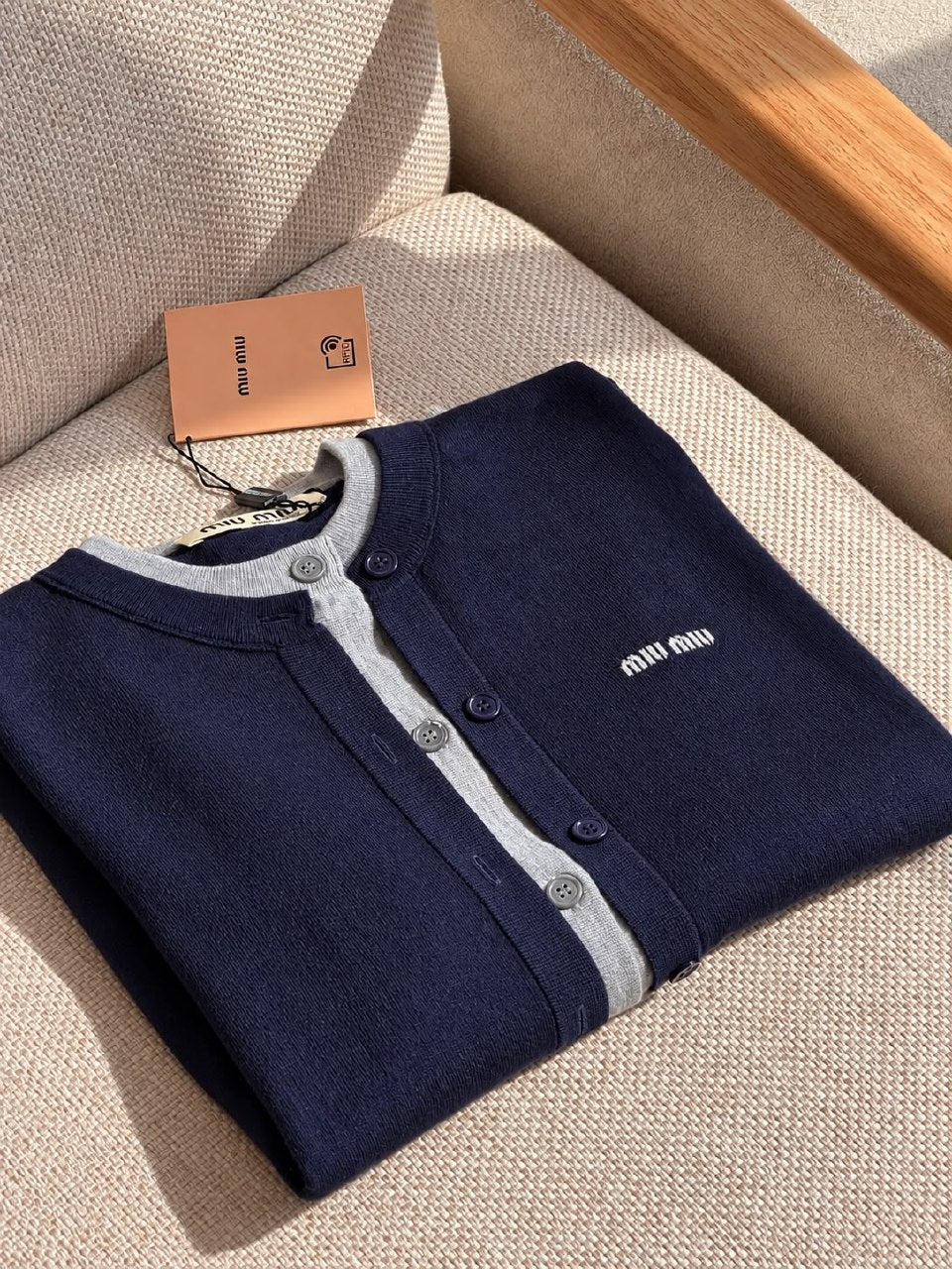 Miu Miu Cardigan - Navy