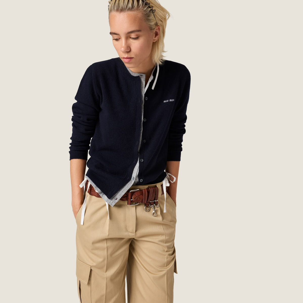Miu Miu Cardigan - Navy