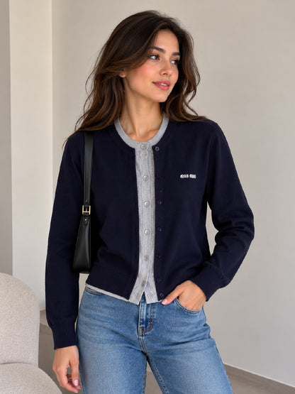 Miu Miu Cardigan - Navy