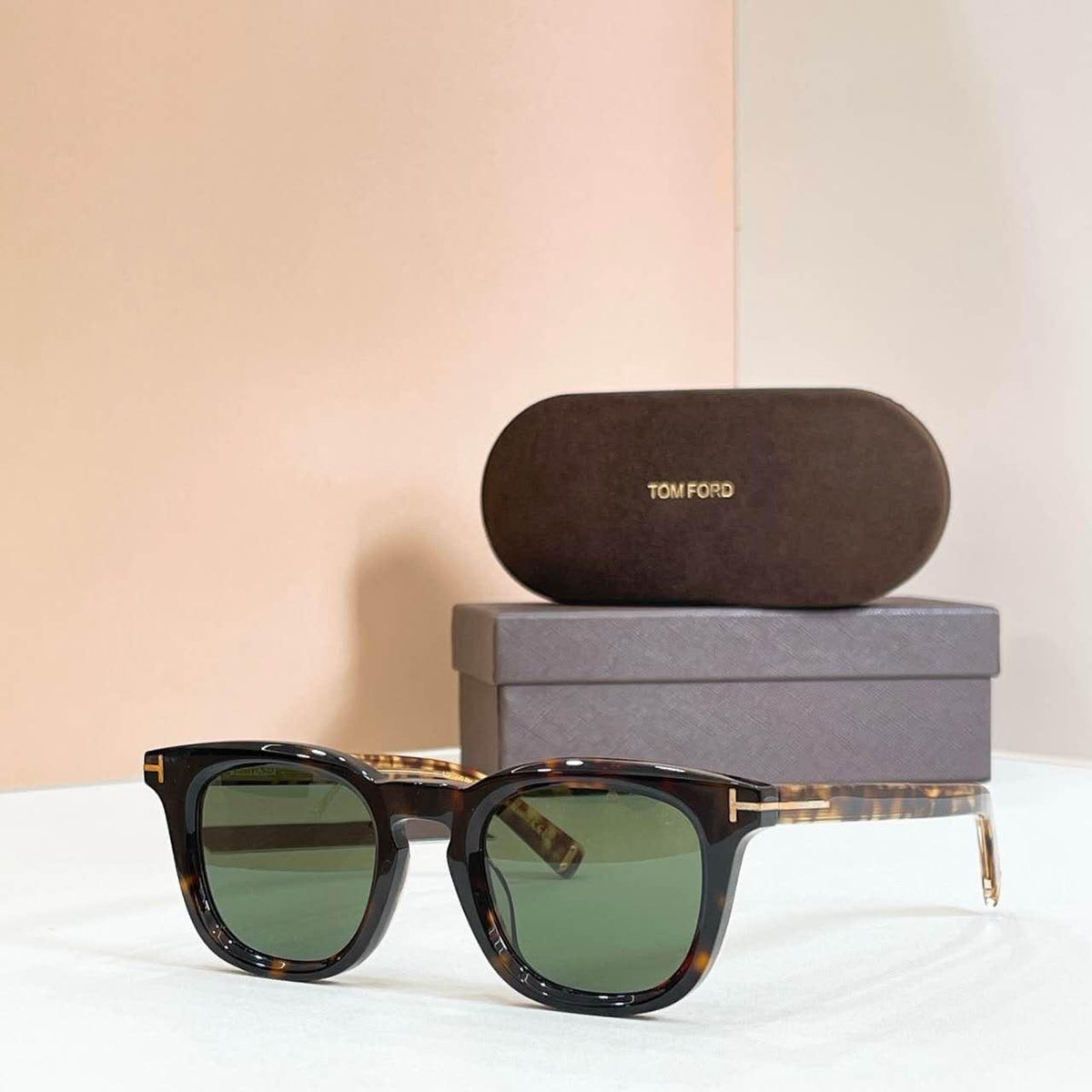 Tom Ford Sunglasses - Tortoise & Green