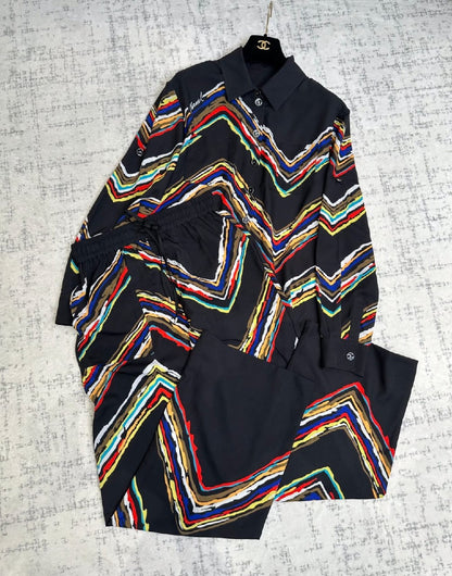 Chanel Long-Sleeve Set - Black