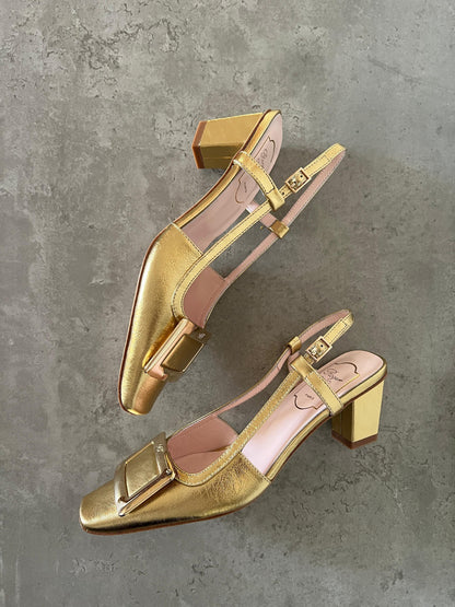 Roger Vivier Heels - Gold