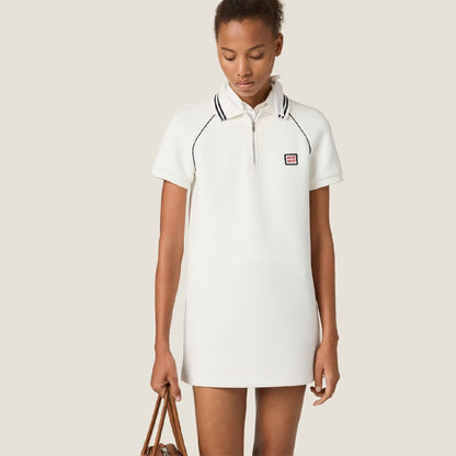 Alo Yoga Polo Dress - White