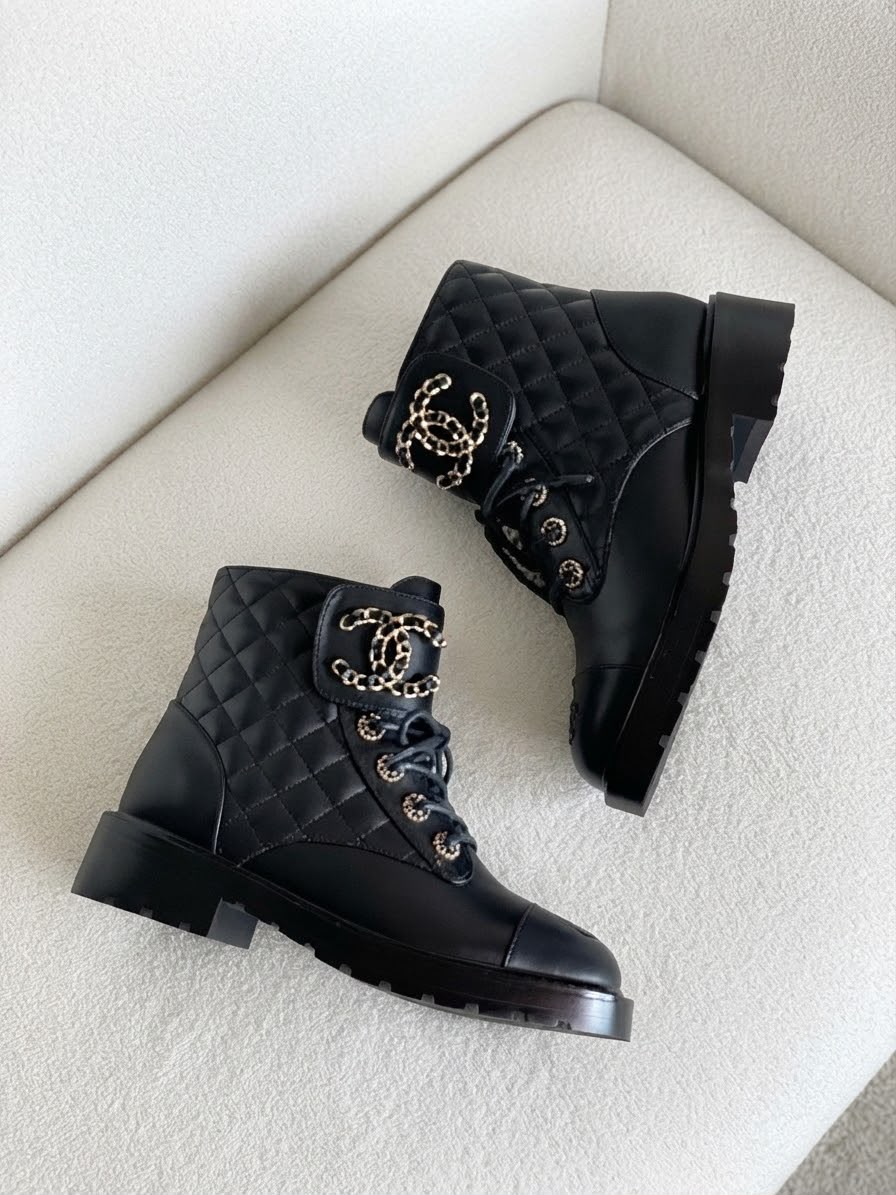 Chanel Boots - Black
