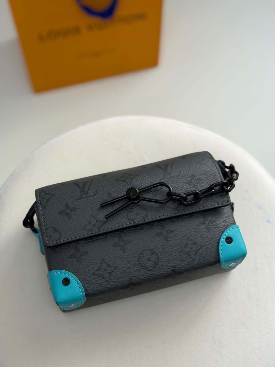 Louis Vuitton Steamer Crossbody Bag - Dark Grey Monogram