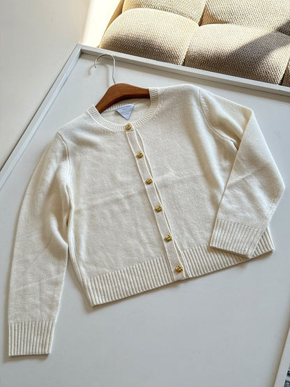 Bottega Veneta Cardigan - White