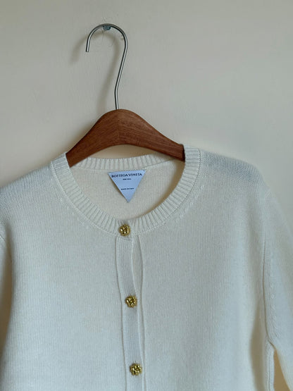 Bottega Veneta Cardigan - White