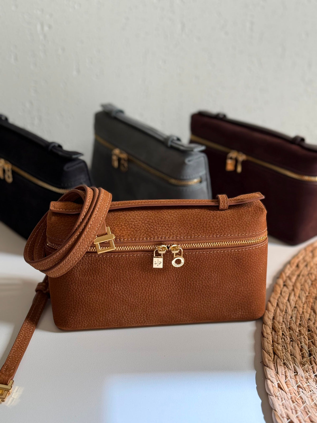Loro Piana Shoulder Bag - Black, Grey, Brown, Orange