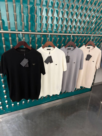 Prada T-Shirt - Black, White, Grey, Beige