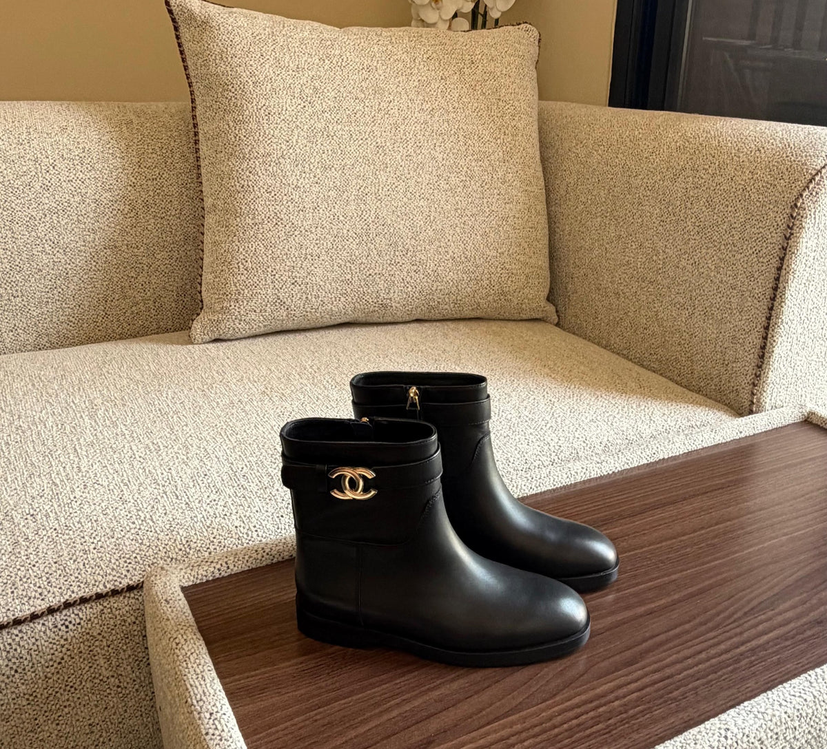Chanel Ankle Boots - Black