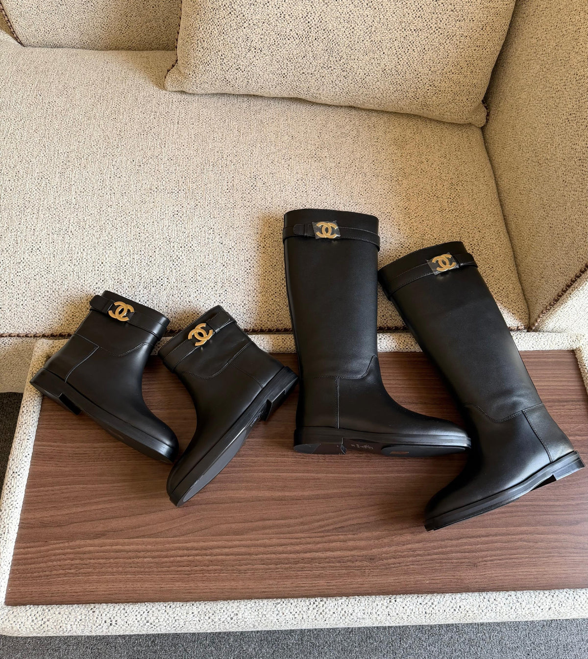 Chanel Ankle Boots - Black