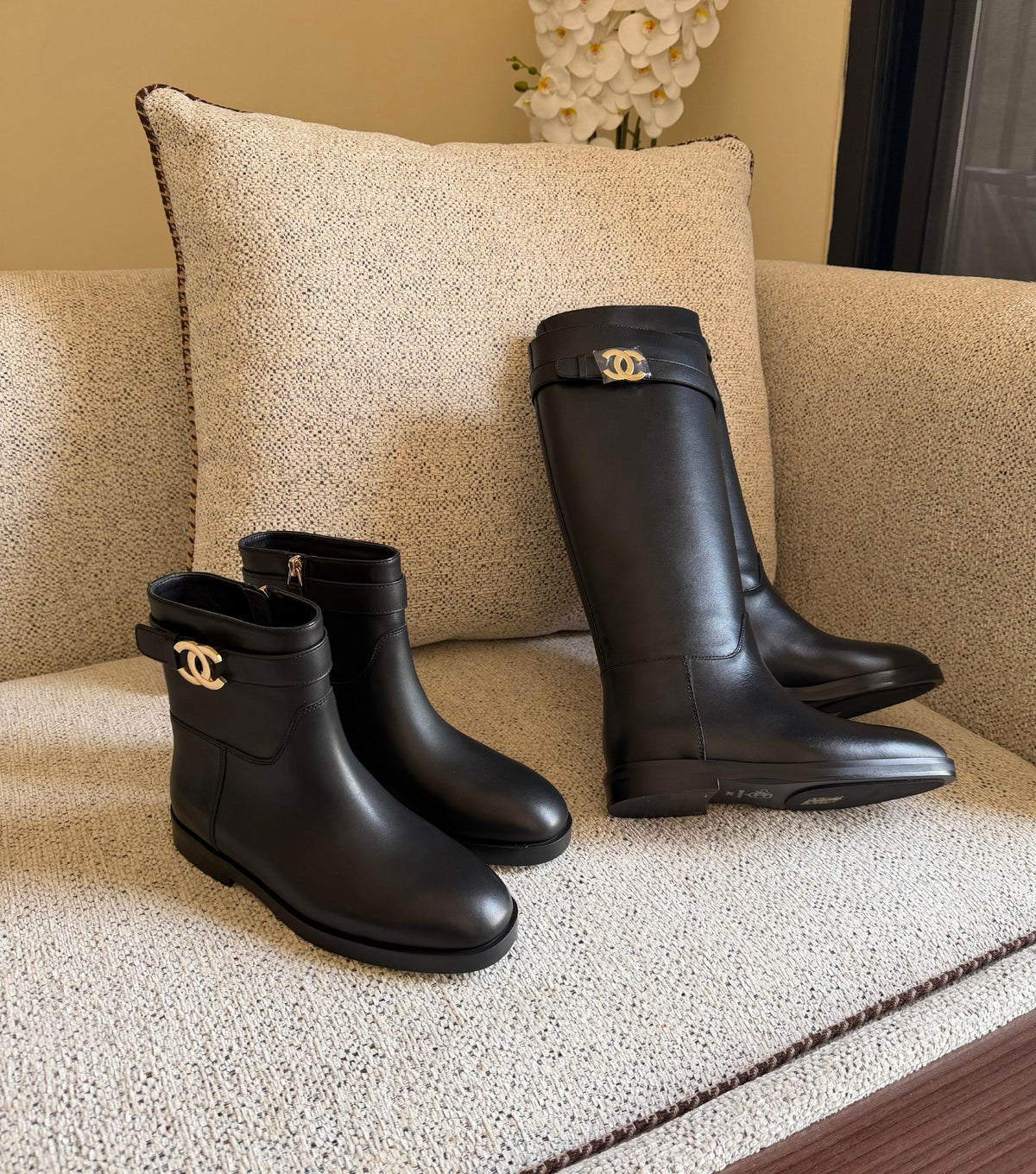 Chanel Ankle Boots - Black